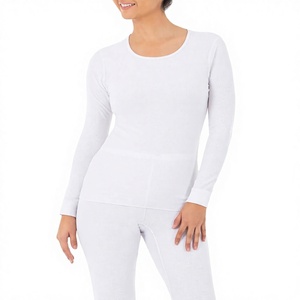 Servicio OEM, Telas de Poliéster/Algodón Fabricadas al por Mayor, Multicolores, Cálidas, Transpirables, Ecológicas, Ropa Interior Térmica Larga para Invierno - Product Image 4