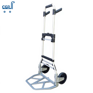 Carrello Pieghevole in Alluminio con Ruote TPR, Capacità di Carico 80KG, per Shopping e Attrezzi, Personalizzabile con Supporto OEM - Product Image 1