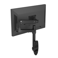 Support mural pour moniteur/tablette en alliage d'aluminium de 17 pouces, bras de suspension, couleur argent/noir, vente chaude, excellente qualité