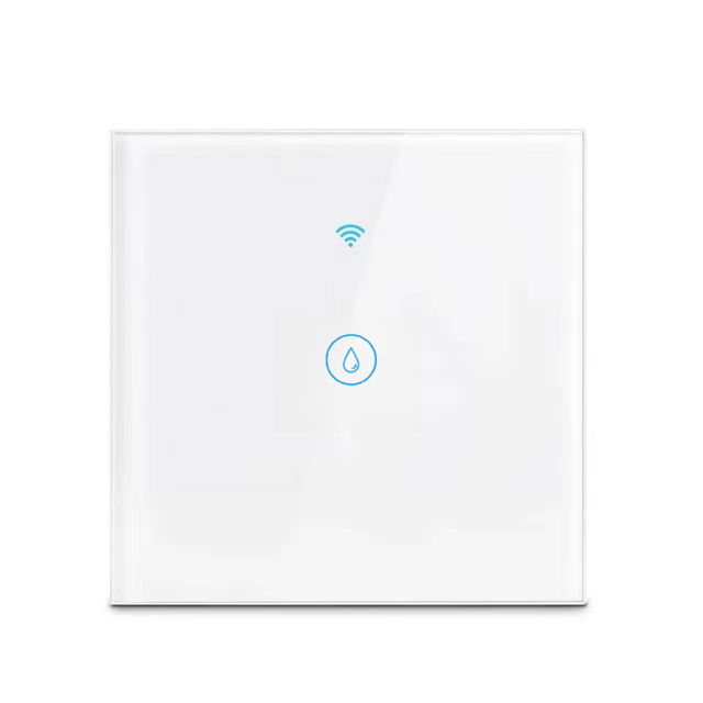 Smart Life Glass Touch Switches 20A Tuya Smart Wifi Water Heater Switch for Alexa Home With Remote Voice Control