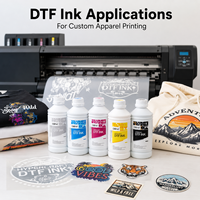 Kit de Tinta DTF Fácil de Usar para Impresoras Epson I1600U1 DX5 XP600 TX800 Phantom Locor XEDA XENONS Galaxy, para Principiantes