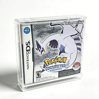 Étui de protection pour jeux PS en acrylique magnétique avec protection UV, haute transparence, nouveau matériau pour TCG, vente en gros