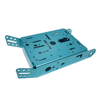 Boîtier métallique sur mesure en alliage d'aluminium 5052 pour appareil électronique, usinage CNC découpé au laser, pliage, finition brossée et polie, fabrication OEM/ODM
