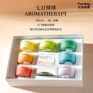 Fangdi Scented Candle Cup With Lid 100g Minimalist Design For Bedroom And Living Room - Product Image 4