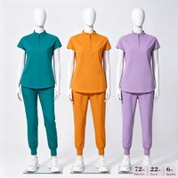 Uniforme Médico Jogger 42024LW, Cofia Desechable Biomedicos, Uniforme Hospitalario Lavable para Venta al por Mayor Institucional
