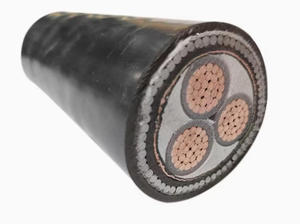 Câble d'alimentation en cuivre <span class=keywords><strong>isolé</strong></span> XLPE 33 kV avec gaine PVC/PE, câble haute tension pour projet de distribution d'énergie en transformateurie - Product Image 2