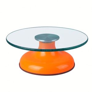Customized 12inch Tools <b>Decorating</b> Stand Tempered Glass Base Giratoria Para Pastel <b>Cake</b> Turntable <b>Cake</b> <b>Decorating</b> <b>Supplies</b> - Product Image 4