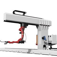 Robot de soudage industriel 8 axes sans programmation pour matériaux métalliques (acier au carbone, acier inoxydable, aluminium) - Certifié CE - Direct Usine