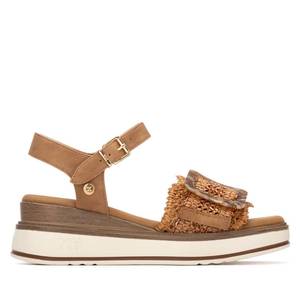 Sandales compensées en cuir pour femme Xti, talon de 38,5 cm, style plateforme - Product Image 1