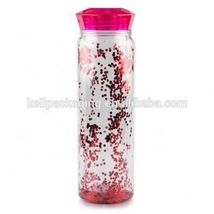 Botella Deportiva Ecológica de Doble Pared de Plástico Brillante con Pajita para Promoción de Fiestas, Hecha en Vietnam - Product Image 3