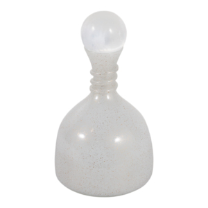 Vaso in vetro a forma di campana con coperchio in selenite per decorazioni per la casa, soggiorno, camera da letto, pezzo d'arredo moderno. - Product Image 5