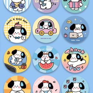 Autocollants du Nouvel An personnalisés, durables, imperméables en PVC, avec impression UV et forme personnalisée pour les étiquettes publicitaires - Product Image 6