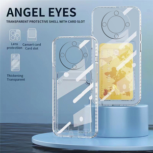 <span class=keywords><strong>เคส</strong></span>โทรศัพท์แบบกระเป๋ามีช่องเสียบบัตรสำหรับ Honor Magic6 Magic 5 4 Lite X9a X40 X50 5G ใสกันกระแทกกรอบนิ่ม - Product Image 2