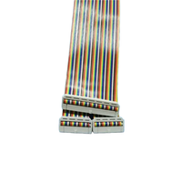 Câble ruban gris standard 64 broches, espacement 32 broches, pas de 2,54 mm, longueur 50 cm, âme en cuivre, isolation PVC, pour la conception de machines électroménagères
