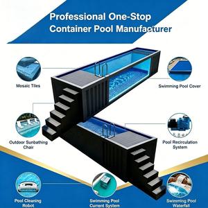 <span class=keywords><strong>Piscinas</strong></span> <span class=keywords><strong>Prefabricadas</strong></span> de Acero de Bajo Costo de 40 pies, 20 pies <span class=keywords><strong>y</strong></span> 10 pies, <span class=keywords><strong>Piscinas</strong></span> de Fibra de Vidrio de 25 m con Jacuzzi - Product Image 5