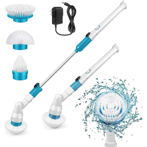Cepillo de Limpieza para Baño, Manual, con Mango Largo, Giratorio Automático y Telescópico - Product Image 1