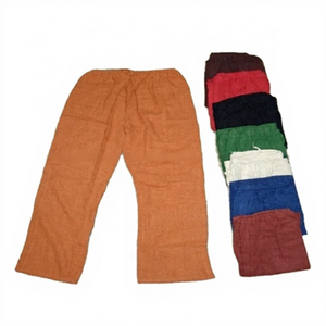 Pantalones Harem Casuales de Verano para Mujer, 100% Algodón, Transpirables, con Cierre de Cordón y Largo Completo - Product Image 1