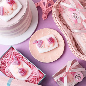Velas para Baby Shower, Velas Baby in Bloom, Recuerdo Personalizado, Aromaterapia, Regalo, Recuerdos, Velas <span class=keywords><strong>de</strong></span> Soya - Product Image 4