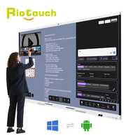 Écran tactile interactif pour l'école ou les conférences avec tableau intelligent Android éducatif