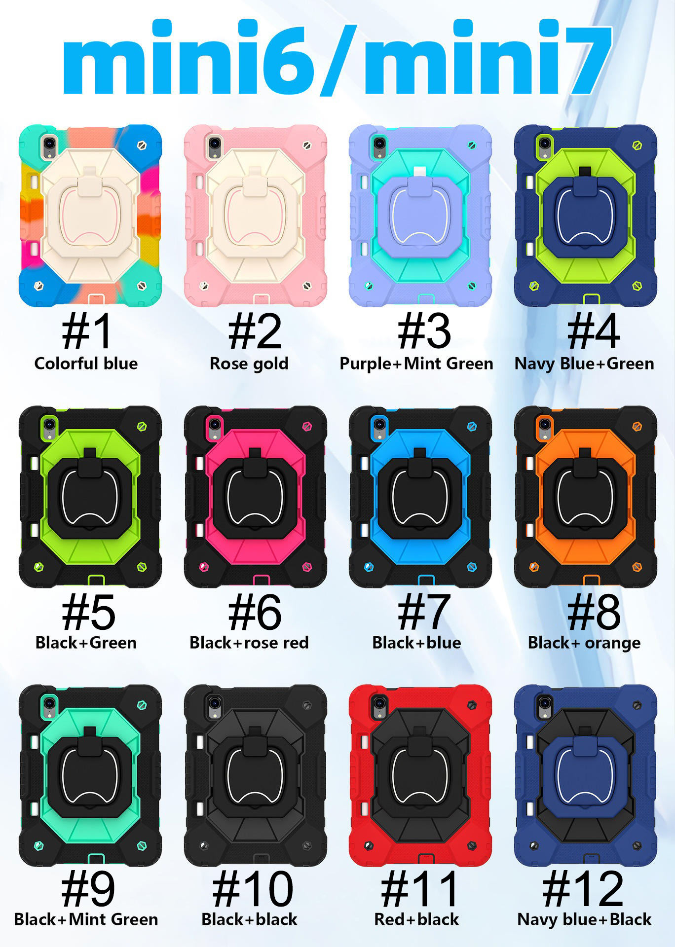 pour iPad mini 6 2021 / mini 7 2024