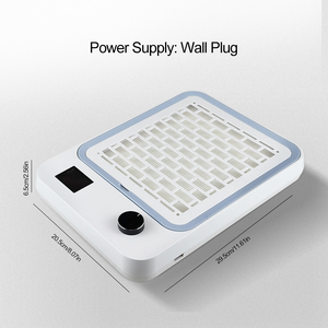 Profesional 80W silencioso fuerte colector de polvo de uñas Motor sin escobillas cuadrado plástico 80W silencioso fuerte Stofcollector Voor Pantser - Product Image 4