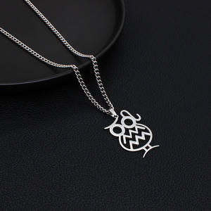 Collier de basket-ball de rue Hip Hop en acier inoxydable pour homme par Star Chris <span class=keywords><strong>Paul</strong></span> Style géométrique vintage classique pour cadeau - Product Image 4