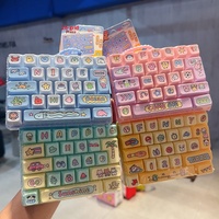 Creative Cute New Arrival a 26-key Plastic Stress-relief Keychain Toy Brings Nonstop Joyperfect Bag Charm Pendant for Kids
