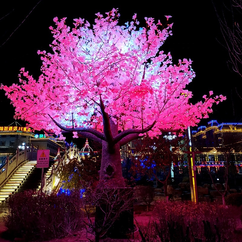 Outdoor IP65 Waterproof Giant Pixel 20ft Wedding & Christmas Festive Garden Artificial Landscape LED Tree Light 2-Year Warranty