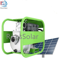 Pompa air tenaga surya untuk penggunaan rumah dan pertanian 1HP mesin pompa air tenaga surya 750W pompa irigasi air tenaga surya