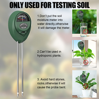 Testeur de sol analogique 3 en 1, capteur d'humidité du sol, de pH et de luminosité, détecteur de sol intelligent pour jardin/plante/ferme