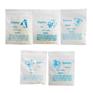 Bande élastique en latex dentaire HBC pour orthodontie 3.5OZ 5OZ 6.5OZ <span class=keywords><strong>1</strong></span>/8" 3/16" <span class=keywords><strong>1</strong></span>/<span class=keywords><strong>4</strong></span>" 5/16" 3/8" - Product Image 4