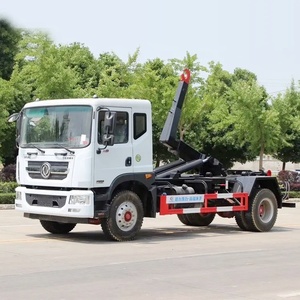Camiones de transporte de basura Dongfeng de 10 metros cúbicos con contenedor hidráulico desmontable. - Product Image 6