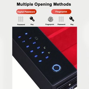 Coffre-fort de type tiroir SH-ABC, petit, invisible, avec empreinte digitale et mot de passe, pour bijoux - Product Image 3