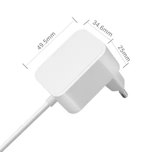 5v 1a 5v 2a 12v 1a Adaptador AC DC 12w 18w Fonte de alimentação Branco Preto Eu Us Kc UK Au Plug Conversor