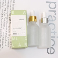 Botol Kaca Grosir Botol Tincture Kosong 30ml 1oz Botol Minyak Esensial Kaca Buram dengan Kotak
