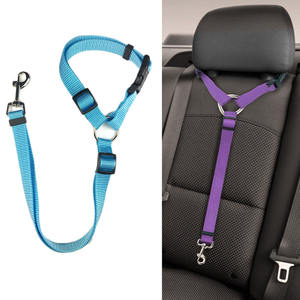 Cinturones de Seguridad de Nailon para Perros, Correa de Seguridad Ajustable para Mascotas, Arnés de Sujeción para Reposacabezas de Coche, Accesorios para Perros - Product Image 2
