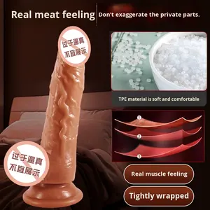 Dildo Eléctrico con Simulación de Chorro de Agua, Textura Suave Realista, Máquina de Empuje Automática Grande para Mujeres, Masturbador con Pene Falso - Product Image 4