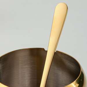 Lujosa botella de vinagrera para condimentos con tapa, juego de recipientes para condimentos de acero inoxidable con <span class=keywords><strong>3</strong></span> cucharas, estante para especias - Product Image 5