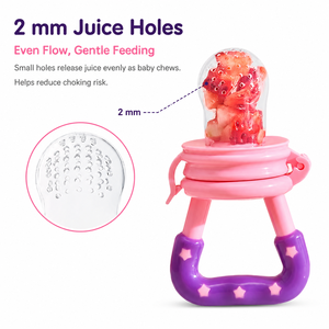 Sucette d'alimentation pour bébé avec tétine en silicone sans PVC ni BPA, jouet de dentition pour nourrissons et tout-petits de 0 à 12 mois - Product Image 3