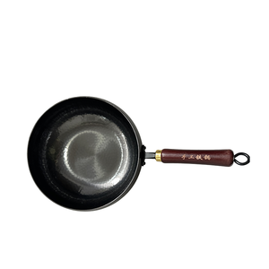 Wok en fonte Zhangqiu non revêtu, antiadhésif, résistant à la rouille, sans PFAS et sans fumée, ustensiles de cuisine en fonte, fournitures pour hôtels et motels - Product Image 1