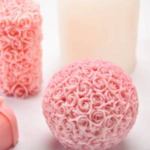 Moldes de silicona de fábrica SILKOLOVE, utilizados para hacer rosas dulces para el Día de San Valentín, velas aromáticas DIY y decoraciones navideñas para el hogar. - Product Image 3