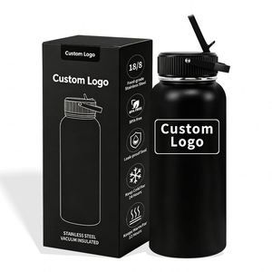 Bouteille d'eau isotherme en acier inoxydable à double paroi avec logo personnalisé, pour boissons chaudes et froides, idéale pour l'extérieur - Product Image 2