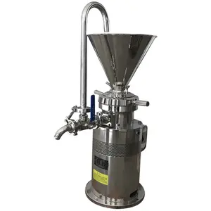 Small vertical colloid mill for laboratory use fruit and vegetable juice high shear stainless steel colloid mill