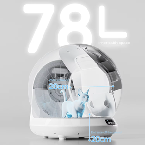 Bac à litière intelligent pour <span class=keywords><strong>chat</strong></span>, nettoyage automatique, toilette entièrement fermée, <span class=keywords><strong>anti</strong></span>-accrochage, bassin surdimensionné, télécommande WIFI, forme du matériau - Product Image 3