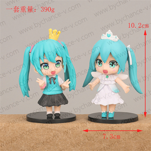 Figura Coleccionable de <span class=keywords><strong>Anime</strong></span> de Chicas Bailarinas Electrónicas, Juguete de Moda para Fanáticos del Otaku, Decoración de Escritorio, Regalo de Cumpleaños - Product Image 3