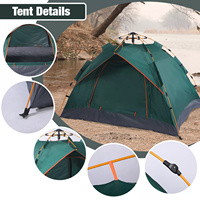 Polar Everest Tente pop-up 3 secondes Tente automatique 1-2 personnes Accessoires de camping pour le camping en plein air