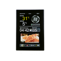 Thermostat de four à écran tactile en plastique MEIKONG MK6L01, vente chaude, contrôleur de température IP68, précision 1°C, pour four rotatif, OEM/ODM