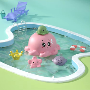 Wholesale Water Spray Bath Toy Octopus Shape <b>Led</b> Light <b>Ball</b> Baby Toys Automatic Induction for Kids Gi - Product Image 4