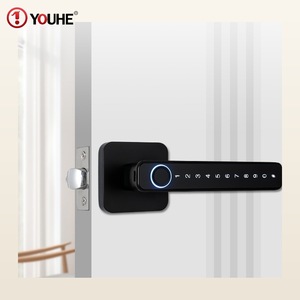 Kunci Pintu Bulat Premium Atrium dengan Gagang Bluetooth untuk Rumah Mewah - Product Image 5