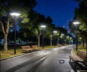 Farola <span class=keywords><strong>Solar</strong></span> de 3 Metros de Altura, 30W/50W, IP65 Impermeable, de Aluminio Fundido, Decorativa para Jardín Exterior - Product Image 4